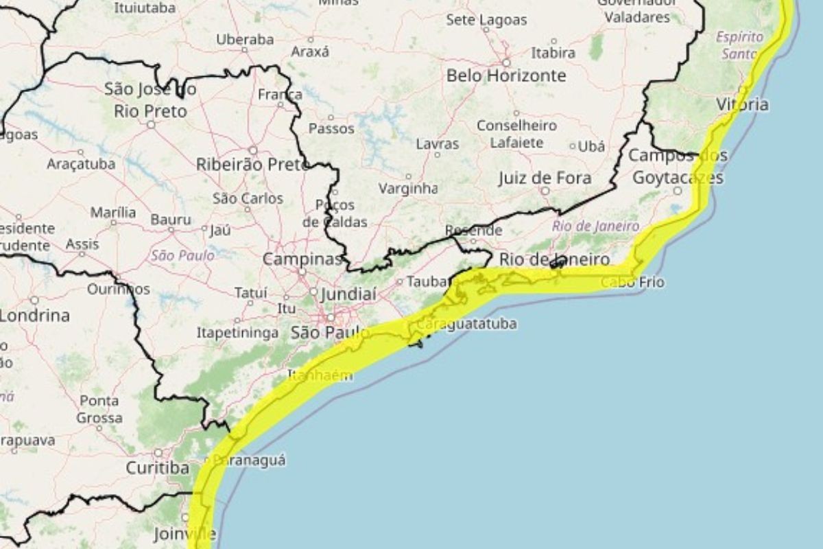 Litoral Norte de SP tem alerta para ventos costeiros; veja a previsão do tempo para as cidades da região