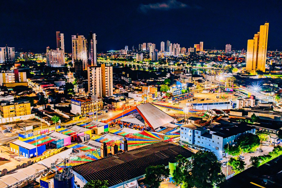 Parque do Povo para o São João 2024 de Campina Grande — Foto: Emanuel Tadeu/Divulgação