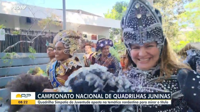 Simpatia da Juventude disputa título no campeonato nacional de quadrilhas juninas
