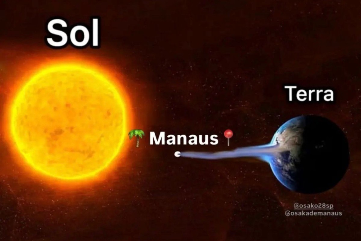 Calor recorde no ano em Manaus vira meme nas redes sociais; VEJA