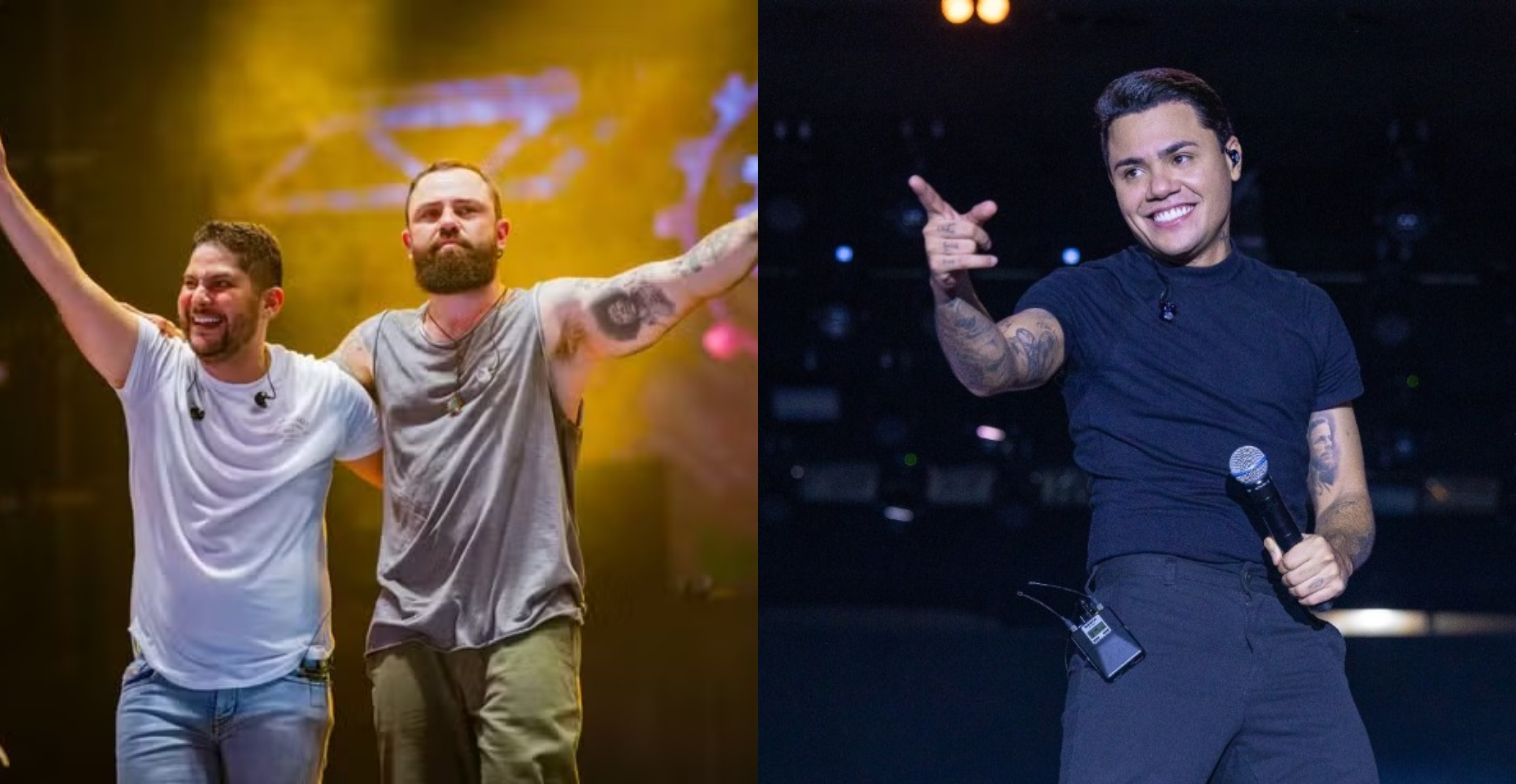 Felipe Araújo e Jorge, da dupla com Mateus, encerram o Cajamar Rodeo Fest neste sábado