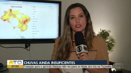 Transição para período chuvoso não garante aumento nos níveis de rios no TO