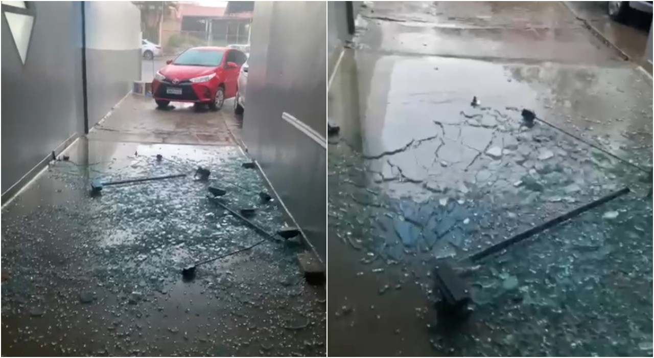 Chuva forte causa estragos em casas e posto de saúde em Capela do Alto
