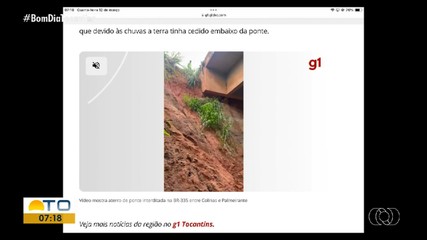 Fique por dentro das notícias em destaque no portal g1 Tocantins