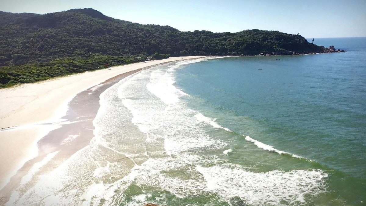 Ranchos de pesca e restaurante são demolidos em praia de Florianópolis após disputa judicial de 25 anos 