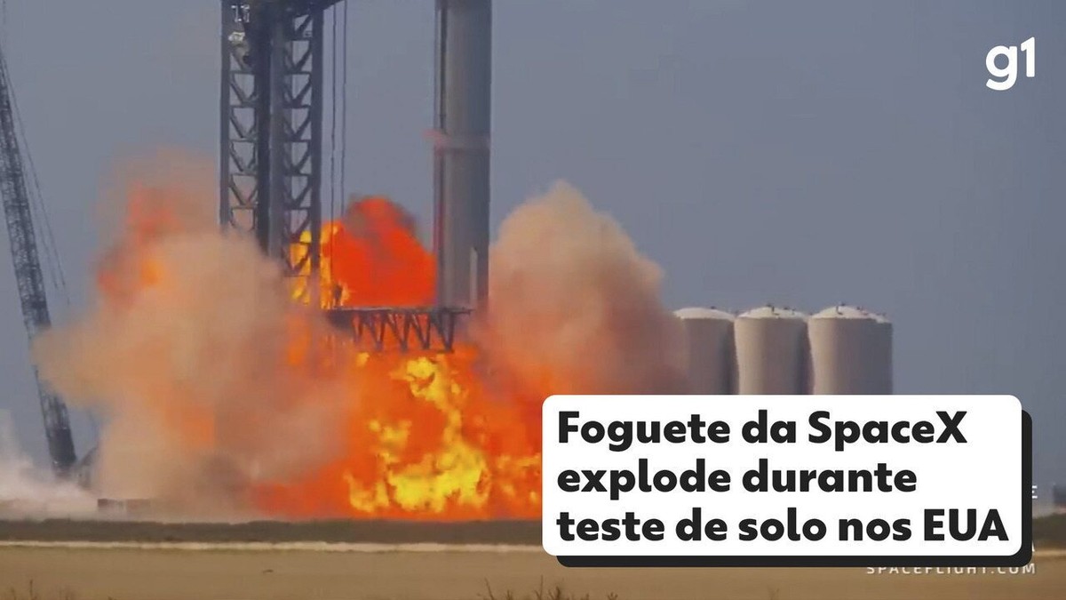 Starship: SpaceX perde contato com a nave após explosão em teste - TecMundo