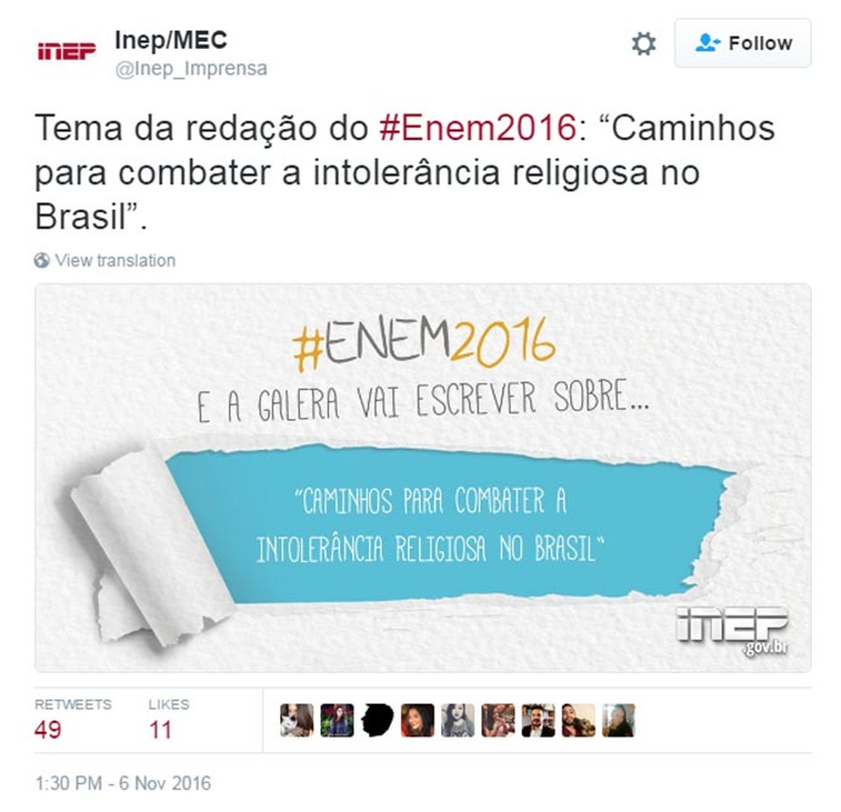 Intolerancia Religiosa Redacao