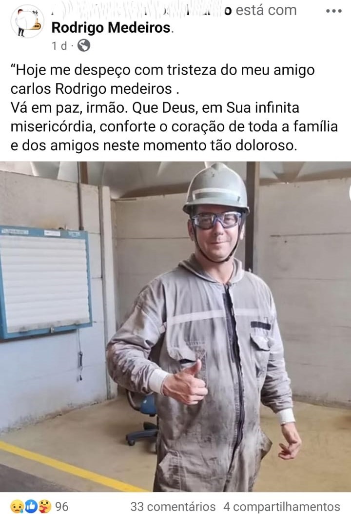 Quem era trabalhador que morreu após ser atingido por peça metálica na Replan, em Paulínia