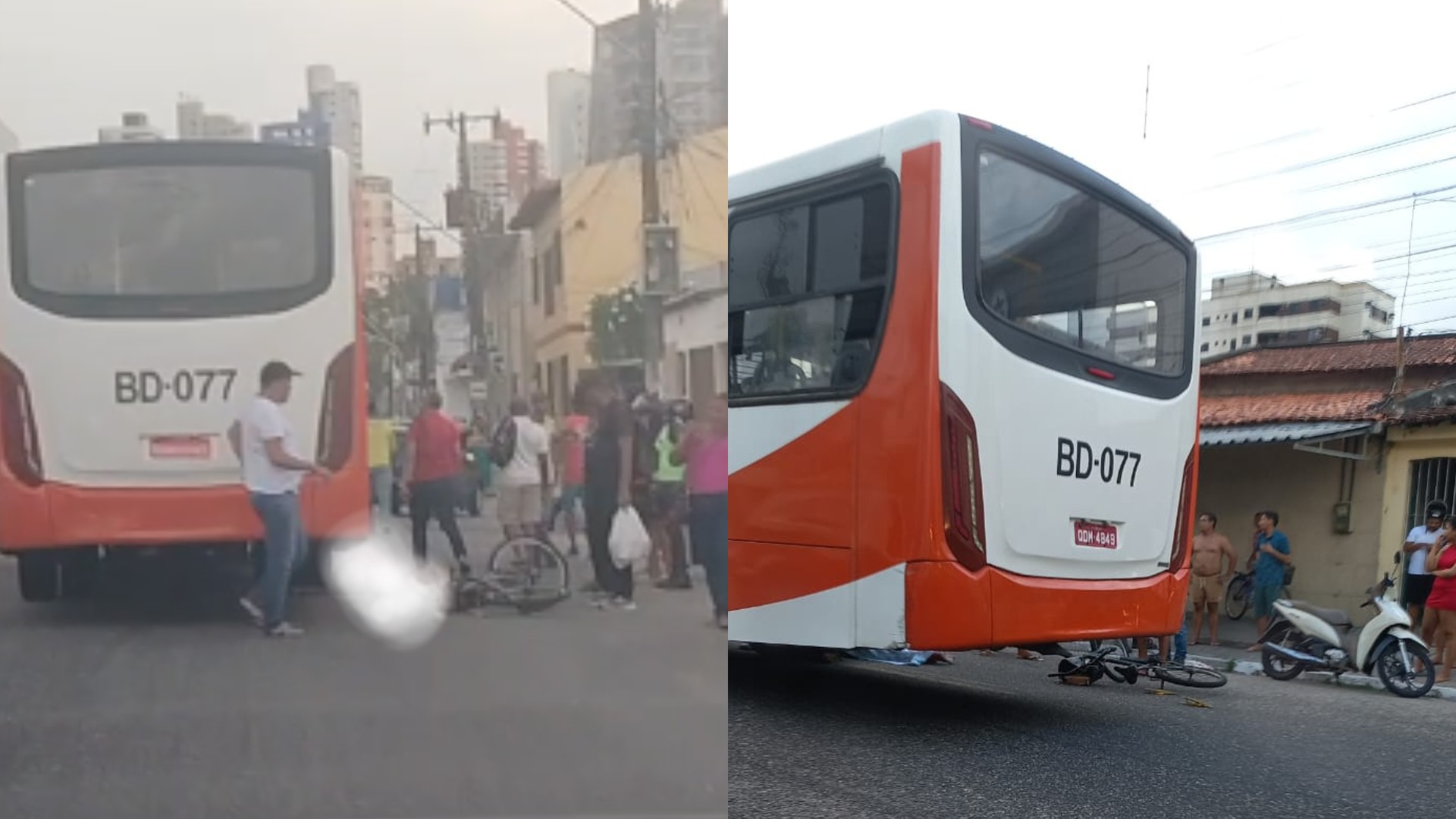 Ciclista morre atropelado por ônibus no Umarizal, em Belém