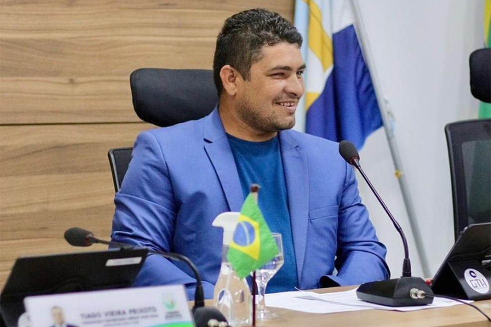 Jean dos Morros, prefeito interino de S&atilde;o Miguel do Gostoso &mdash; Foto: C&acirc;mara Municipal de S&atilde;o Miguel do Gostoso