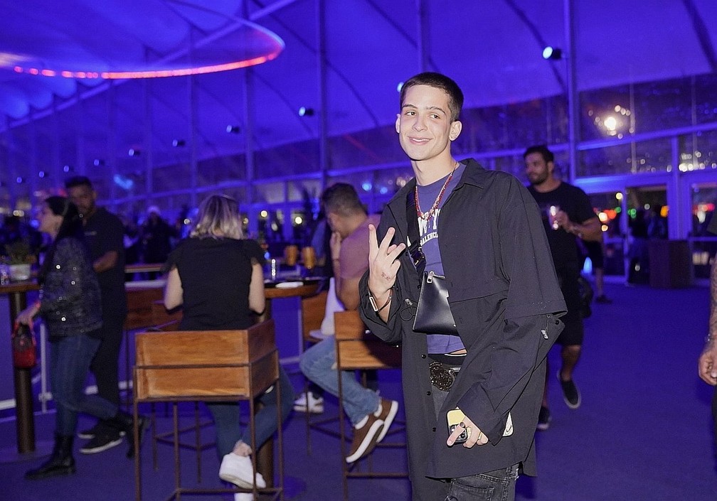 João Guilherme no Rock in Rio 2022 — Foto: Marcos Serra Lima/g1