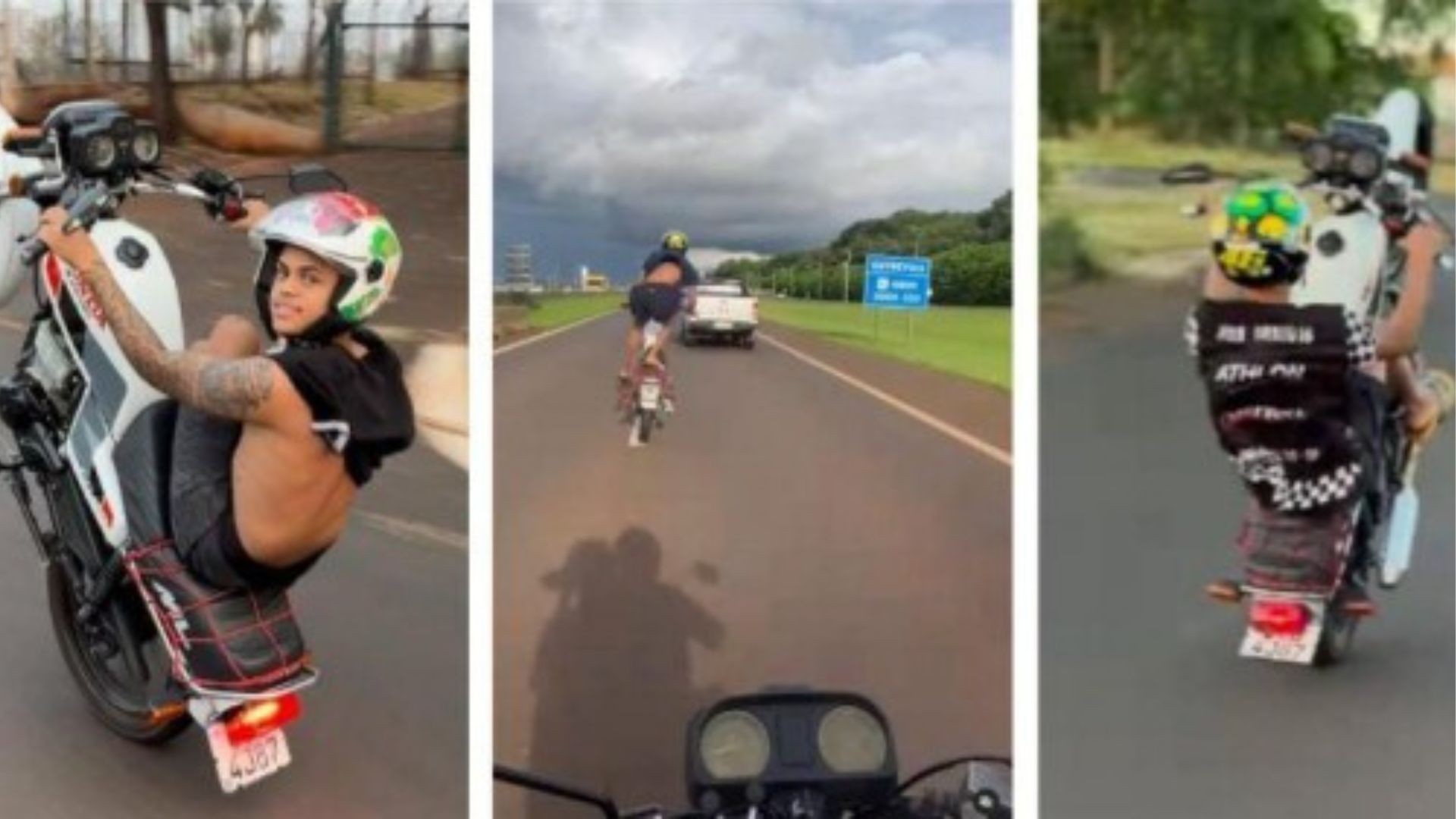 Quem é o influenciador procurado pela Justiça por exibir manobras criminosas de moto em rodovias no interior de SP