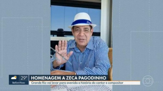 Zeca Pagodinho agradece homenagem na Grande Rio: ‘Está todo mundo em polvorosa!’ - Programa: RJ1 