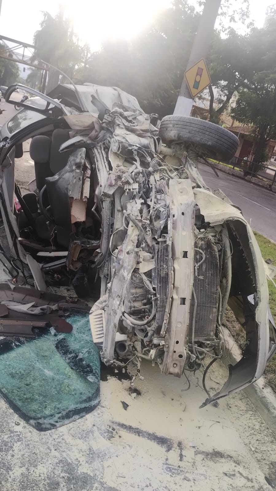 Acidente após ultrapassagem deixa três mulheres feridas em Volta Redonda