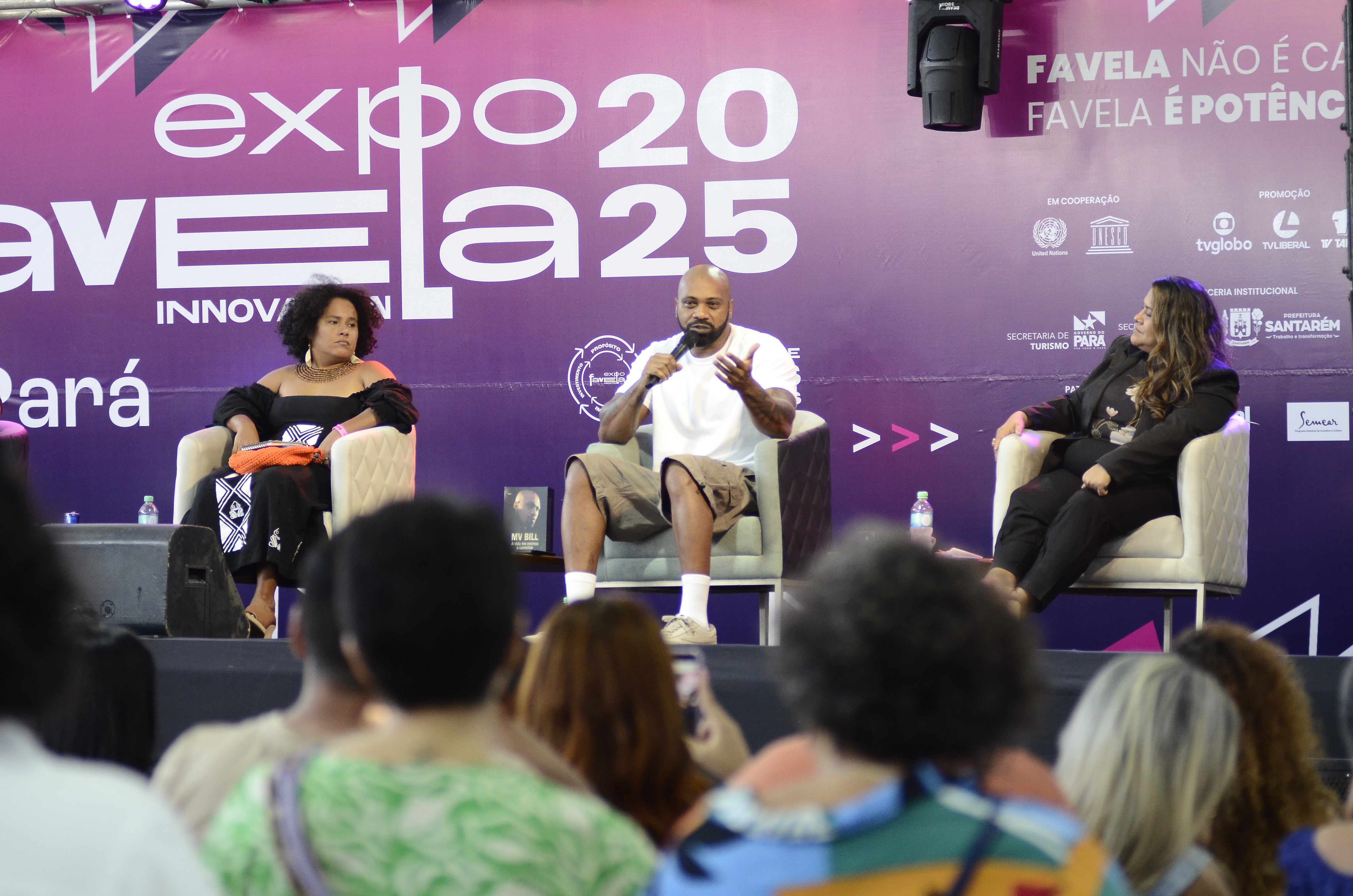 Debates sobre inovação, cultura e empreendedorismo marcam primeiro dia da Expo Favela Pará, em Santarém