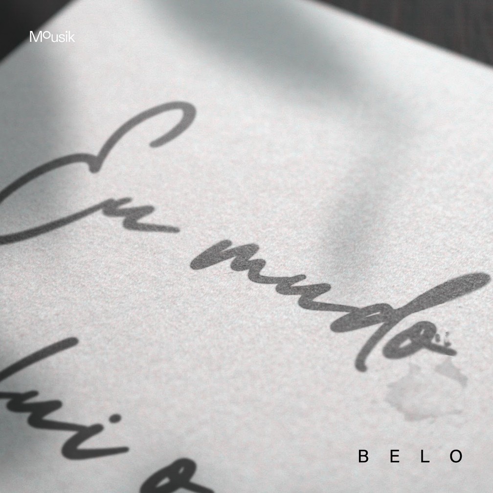 Capa do single ‘Eu mudo’, de Belo — Foto: Divulgação