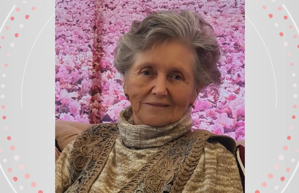 Marlene Foltran morreu aos 87 anos, 10 meses após cair da escada — Foto: Cedida pela família