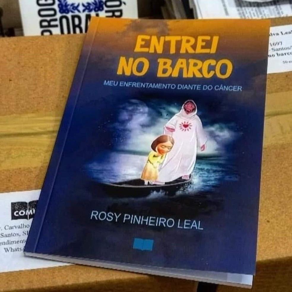 Experiência com câncer de mama motivou escrita de livro em Santos (SP) — Foto: Arquivo pessoal