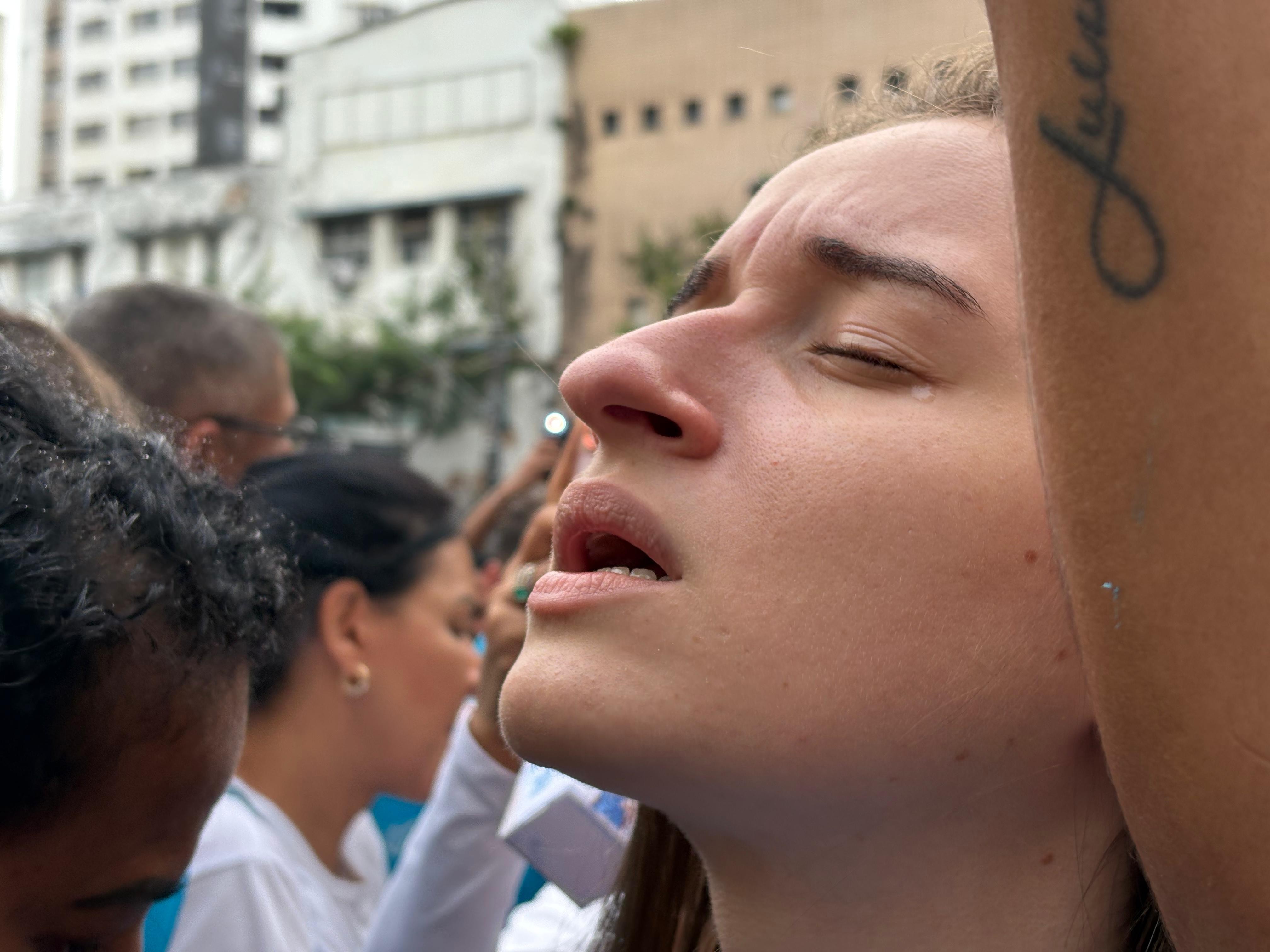 Romaria dos Homens atrai 1,2 milhão de fiéis durante Festa da Penha 2026, no Espírito Santo — Foto: Fer