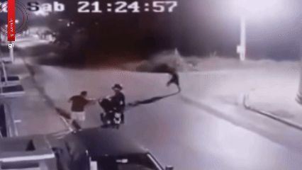 VÍDEO: homem tenta roubar pizza durante entrega e é espancado por cliente em Várzea Grande (MT)