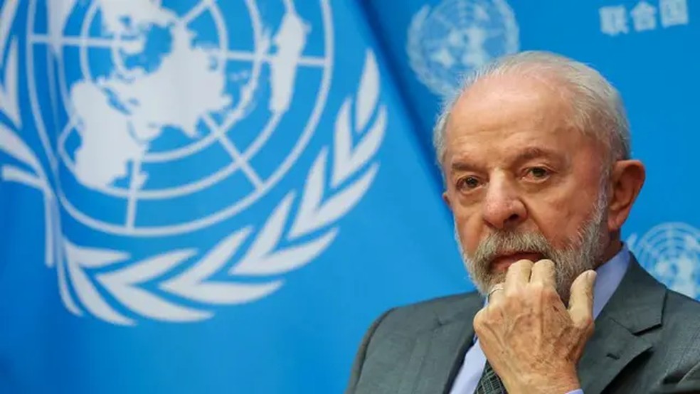 Lula disse que está otimista com possibilidade de reunião com os EUA — Foto: Angela Weiss/AFP/BBC