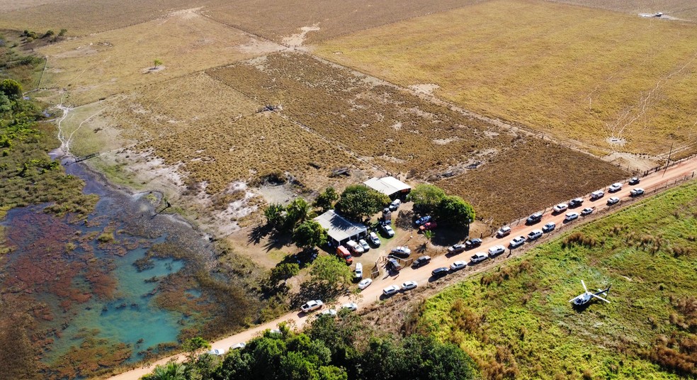 Assassinato de Raquel Cattani ocorreu em uma casa na zona rural de Nova Mutum (MT) — Foto: Divulgação