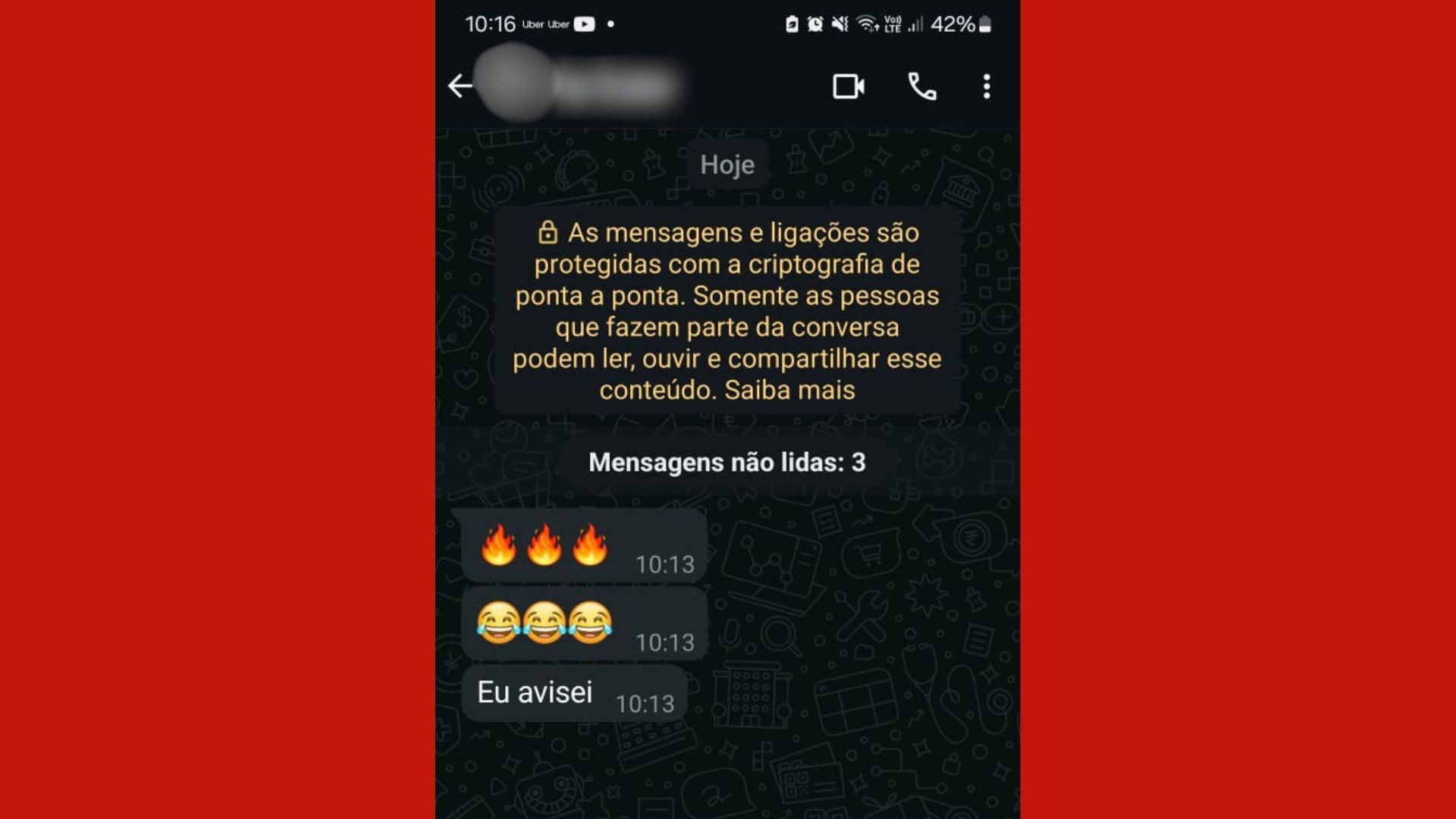 
Homem coloca fogo na casa da ex em Uberlândia e manda mensagem: ‘Eu avisei’