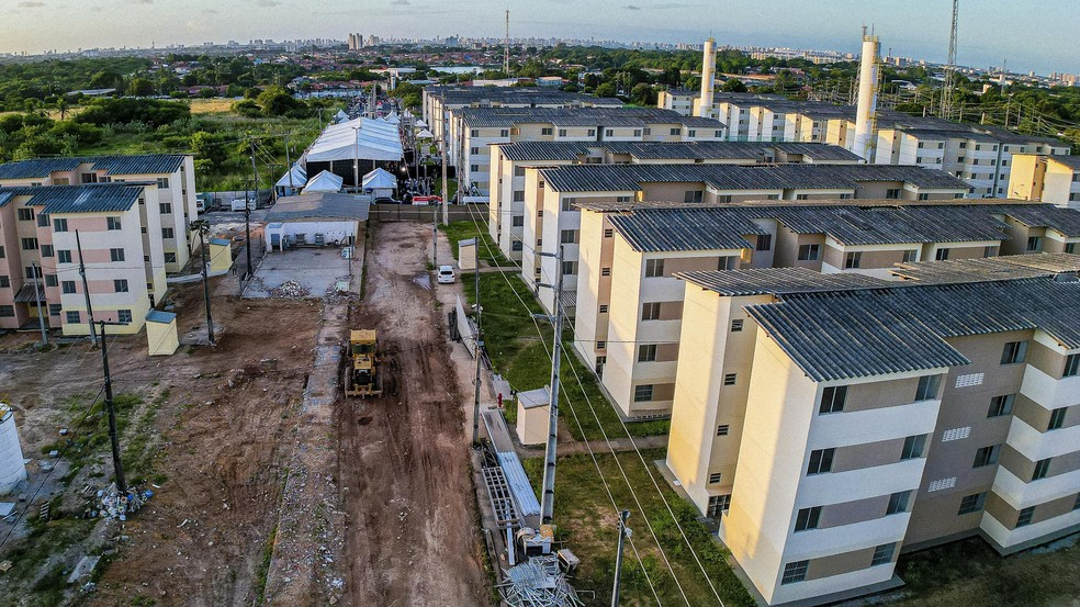 Cerimônia de entrega de Unidades Habitacionais do Minha Casa, Minha Vida em Fortaleza. — Foto: Ricardo Stuckert/PR