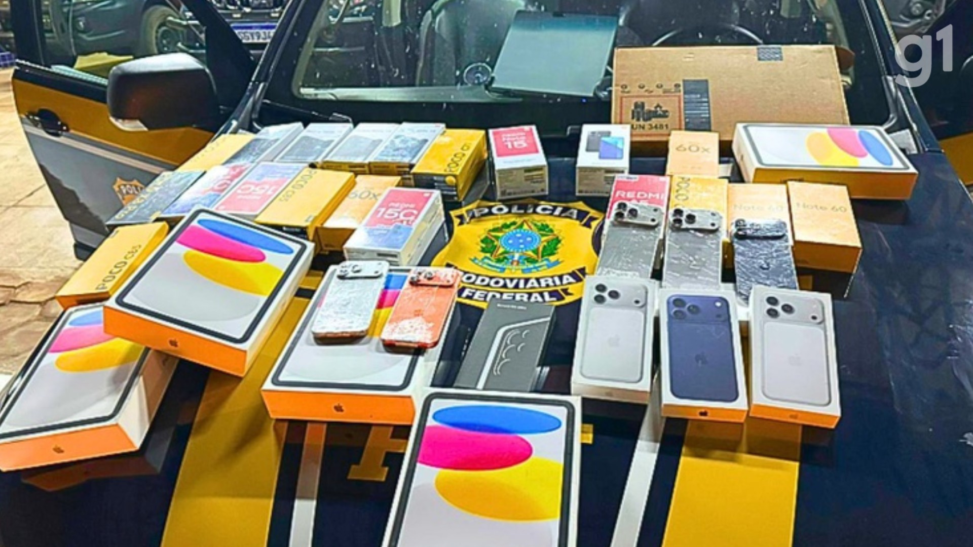 Carga de eletrônicos avaliada em R$ 100 mil é apreendida na BR-230, no MA 