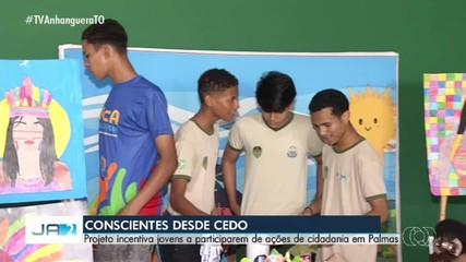 Jovens são incentivados a participar de ações de cidadania em Palmas