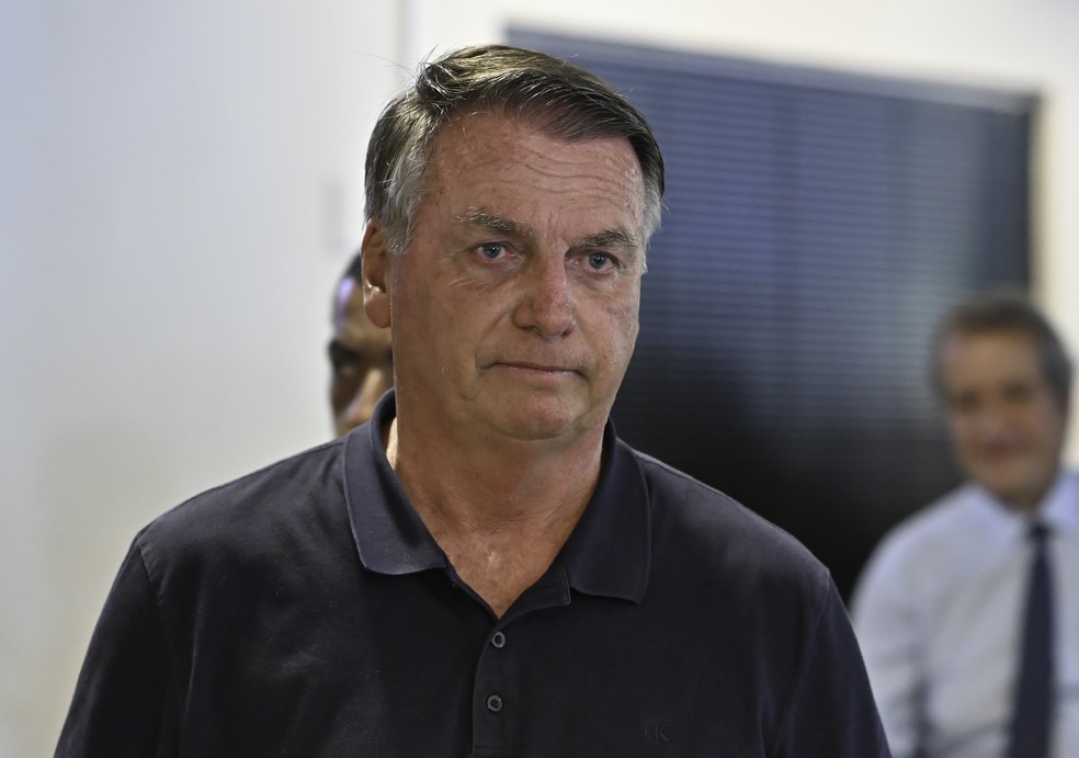 Foto, Ex-presidente Jair Bolsonaro. Nesta quarta (12) o ex-presidente Jair Bolsonaro almoça com Valdemar da Costa Neto após autorização do Ministro do STF Alexandre de Moraes que liberou o encontro dos dois.   Foto: — Foto: Ton Molina/Estadão Conteúdo
