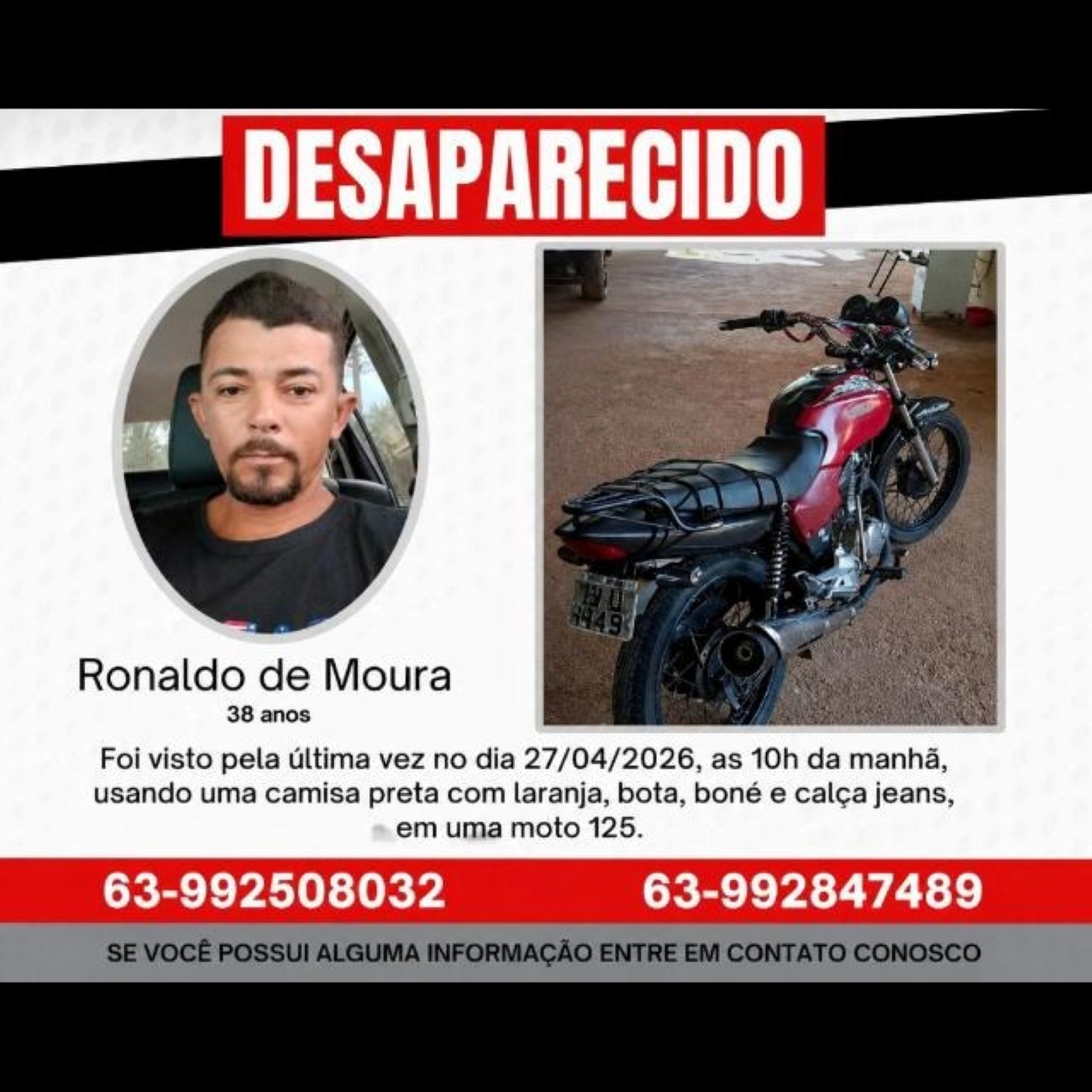 O que se sabe sobre o desaparecimento de caseiro em fazenda do TO