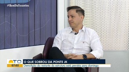 Especialista explica como é realizada implosão de pontes no Bom Dia Responde