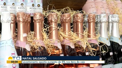 Levantamento aponta aumento no preço de produtos da ceia de Natal