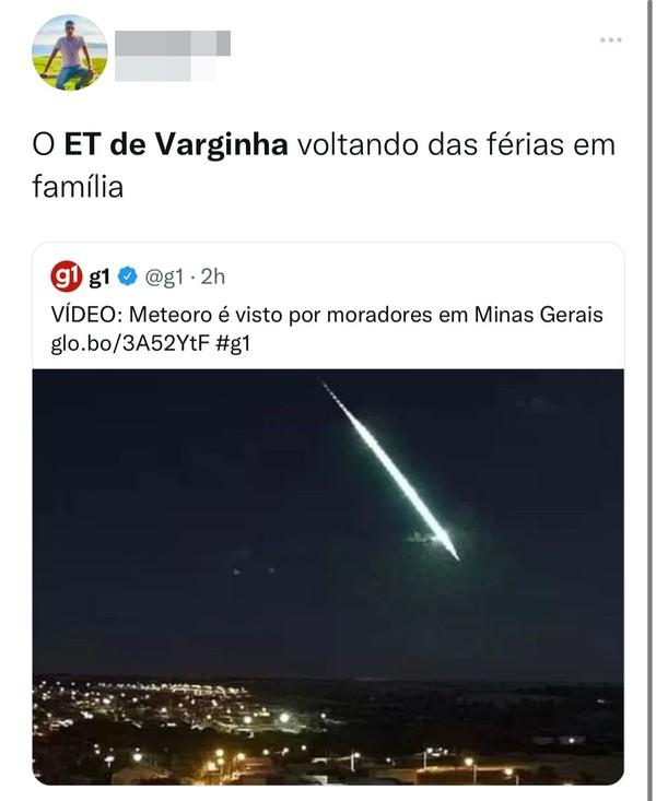 Ovnis viram meme e um dos assuntos mais comentados do Twitter