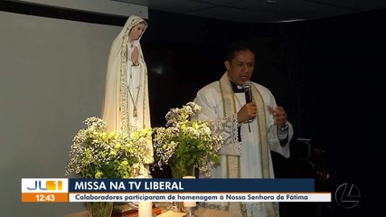 Colaboradores da TV Liberal participam de homenagem à Nossa Senhora de Fátima