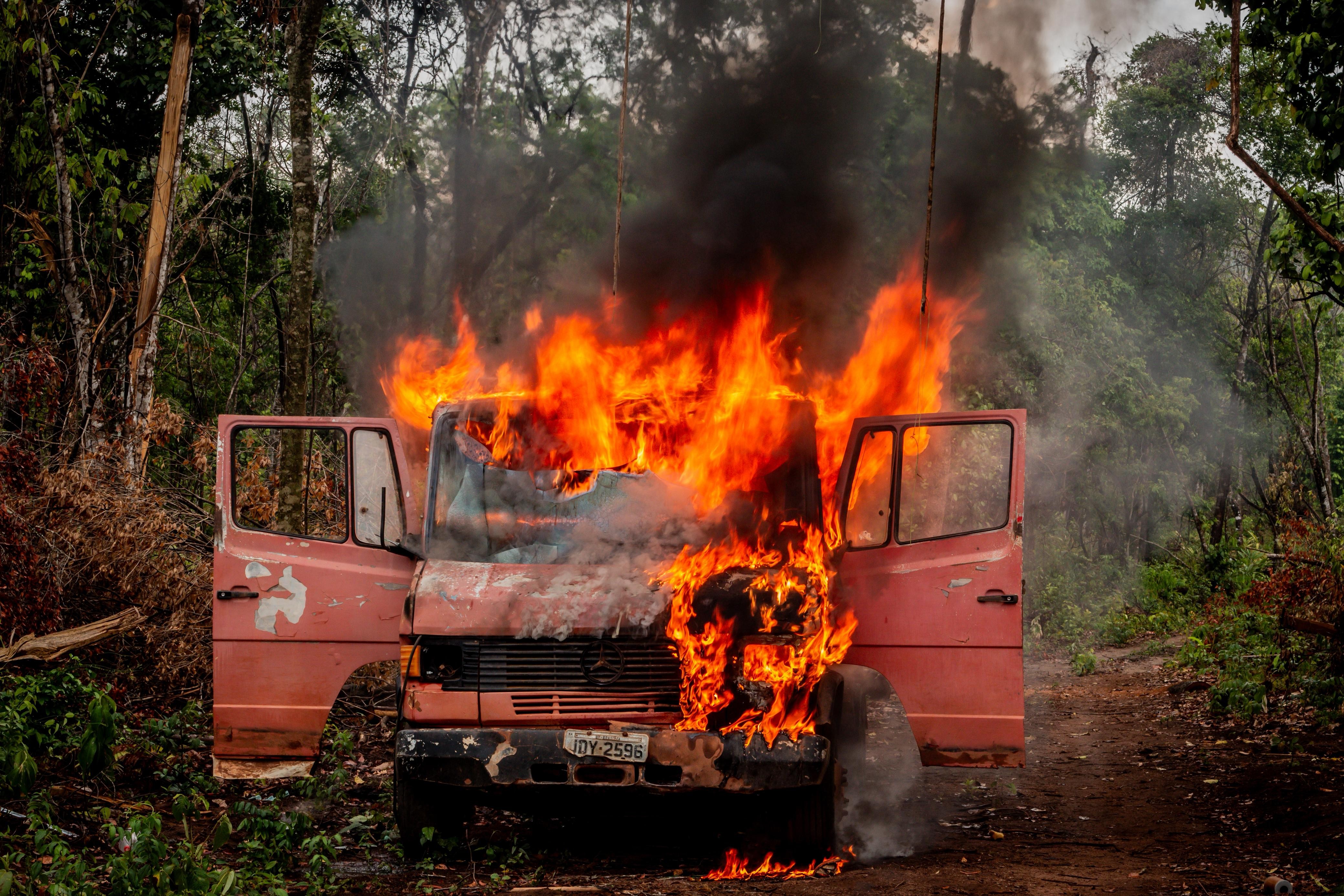 Indígenas reagem à invasão em terra demarcada em MT — Foto: Arquivo pessoal