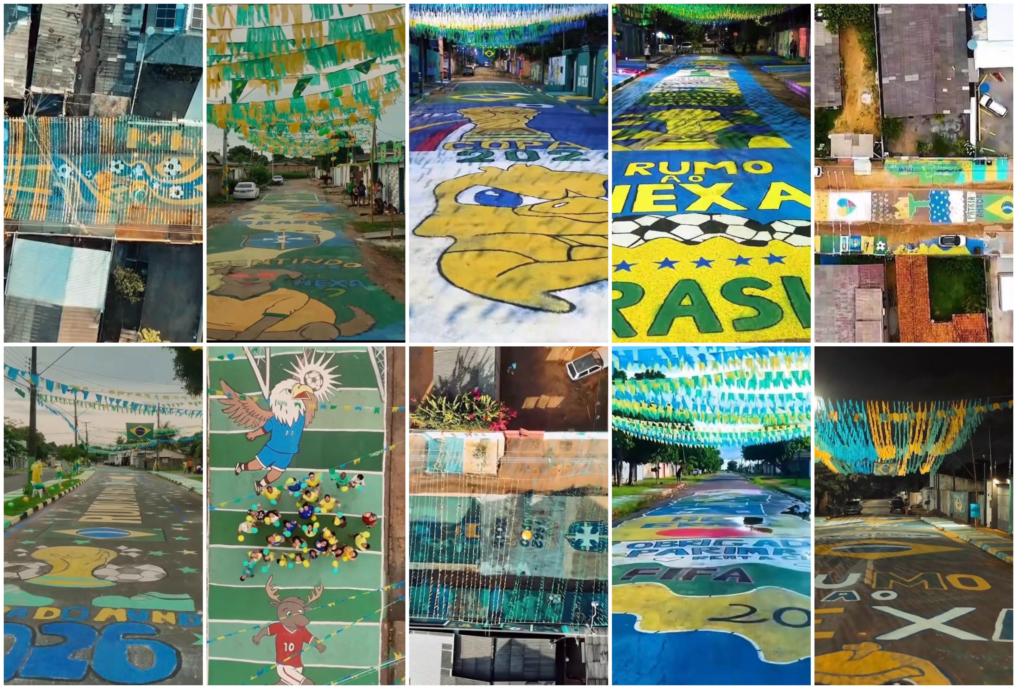 Concurso premia com kit churrasco rua mais decorada para a Copa em Boa Vista; FOTOS