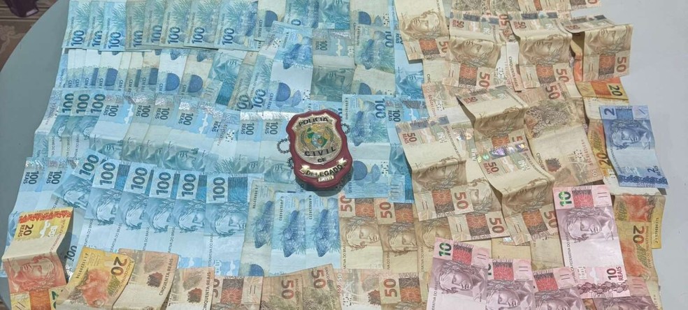 Funcionário de correspondente bancário é preso por furtar R$ 30 mil de conta de idosa em Ipaumirim. — Foto: Polícia Civil/ Divulgação