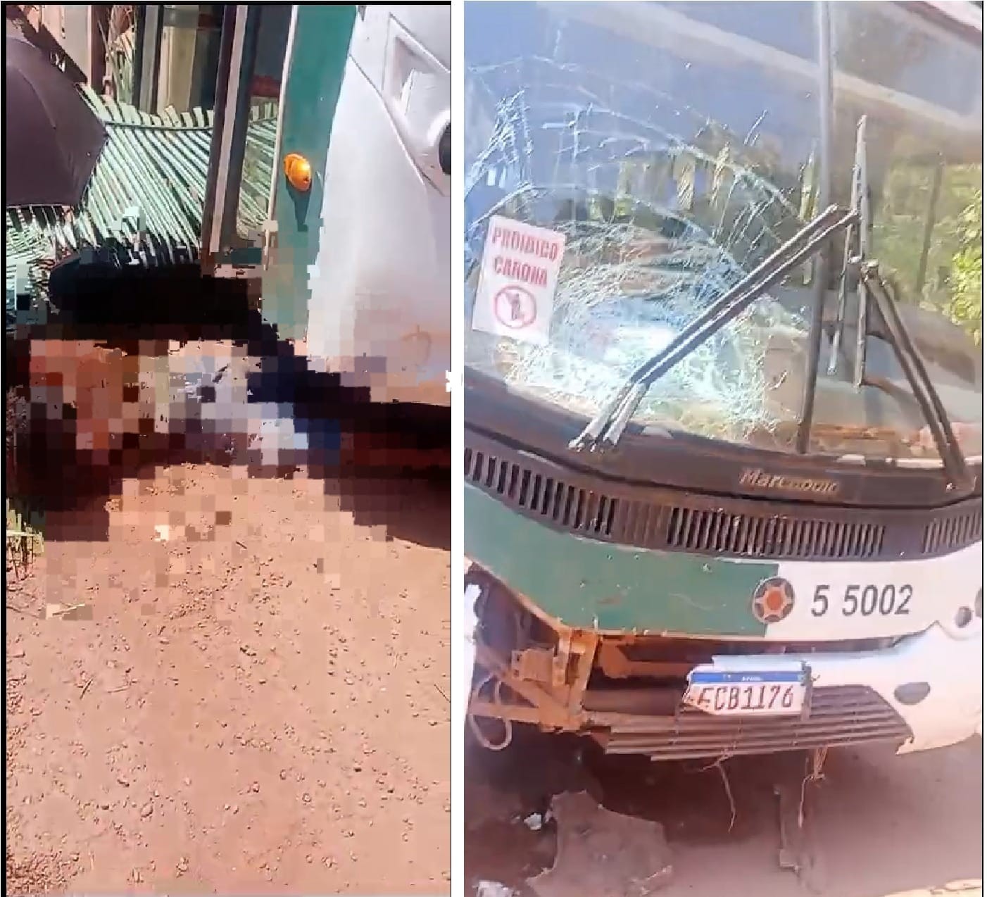 Ônibus escolar atropela motociclista e motorista abandona veículo com estudantes dentro, em Altos; homem morreu no HUT