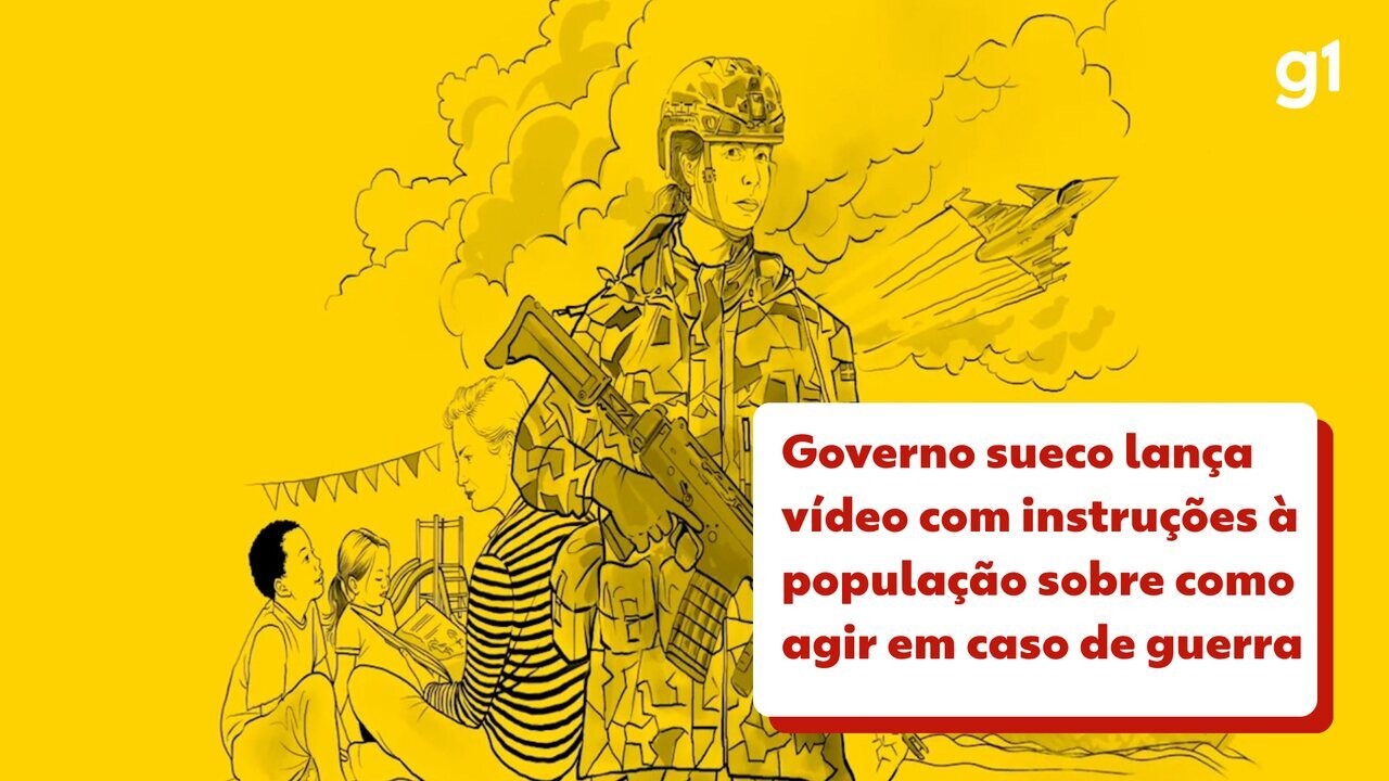 Com medo da Rússia, Suécia faz vídeo para instruir população em caso de guerra; ASSISTA