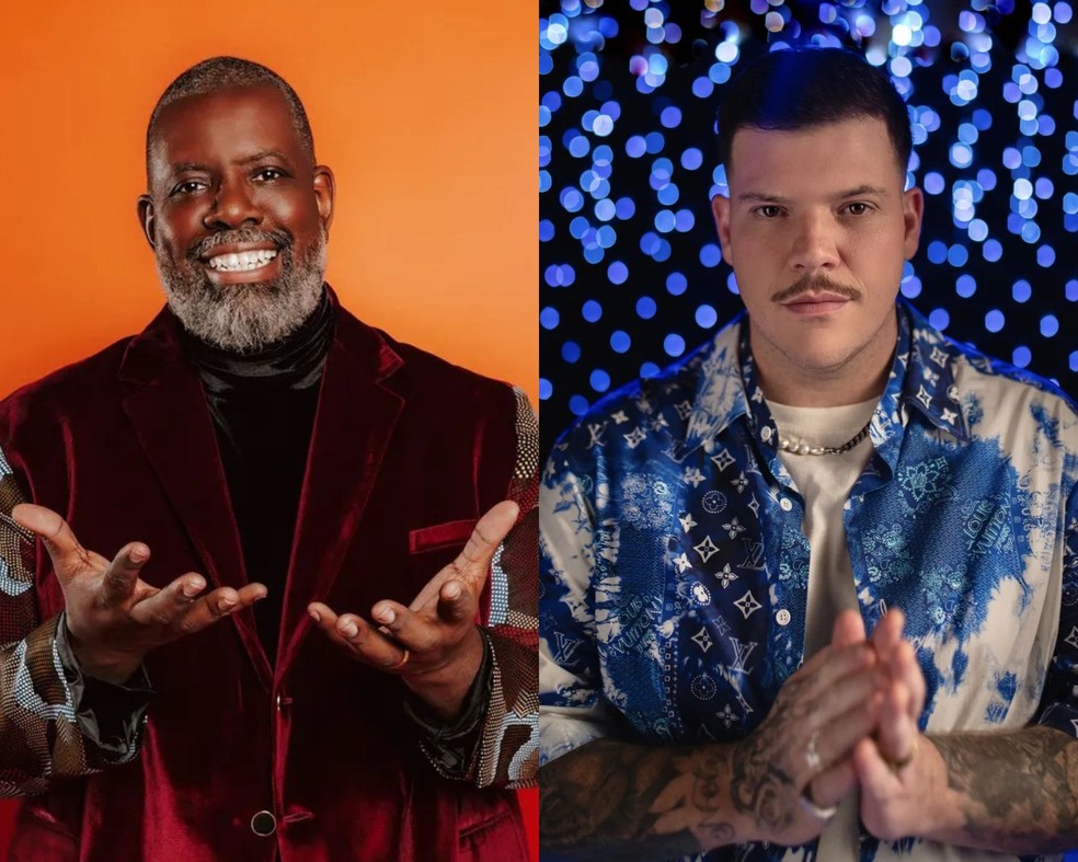 Os cantores Péricles e Ferrugem se apresentam em Vila Velha. — Foto: Divulgação