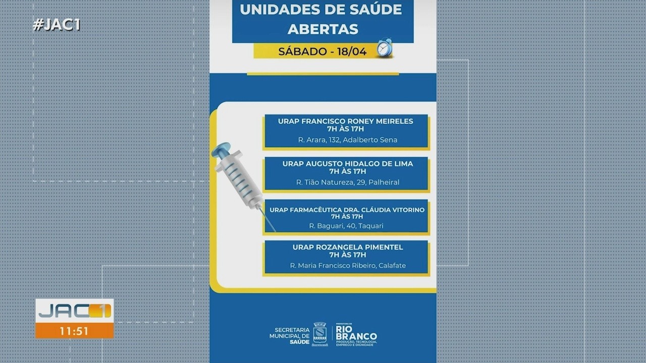 VÍDEOS: Jornal do Acre 1ª Edição deste sábado, 18 de abril de 2026