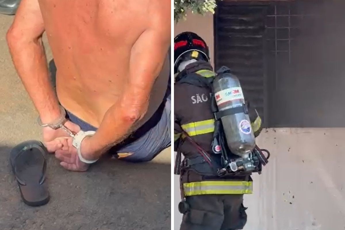 Idoso é preso por violência doméstica e tentativa de incendiar casa onde vivia com a vítima no interior de SP