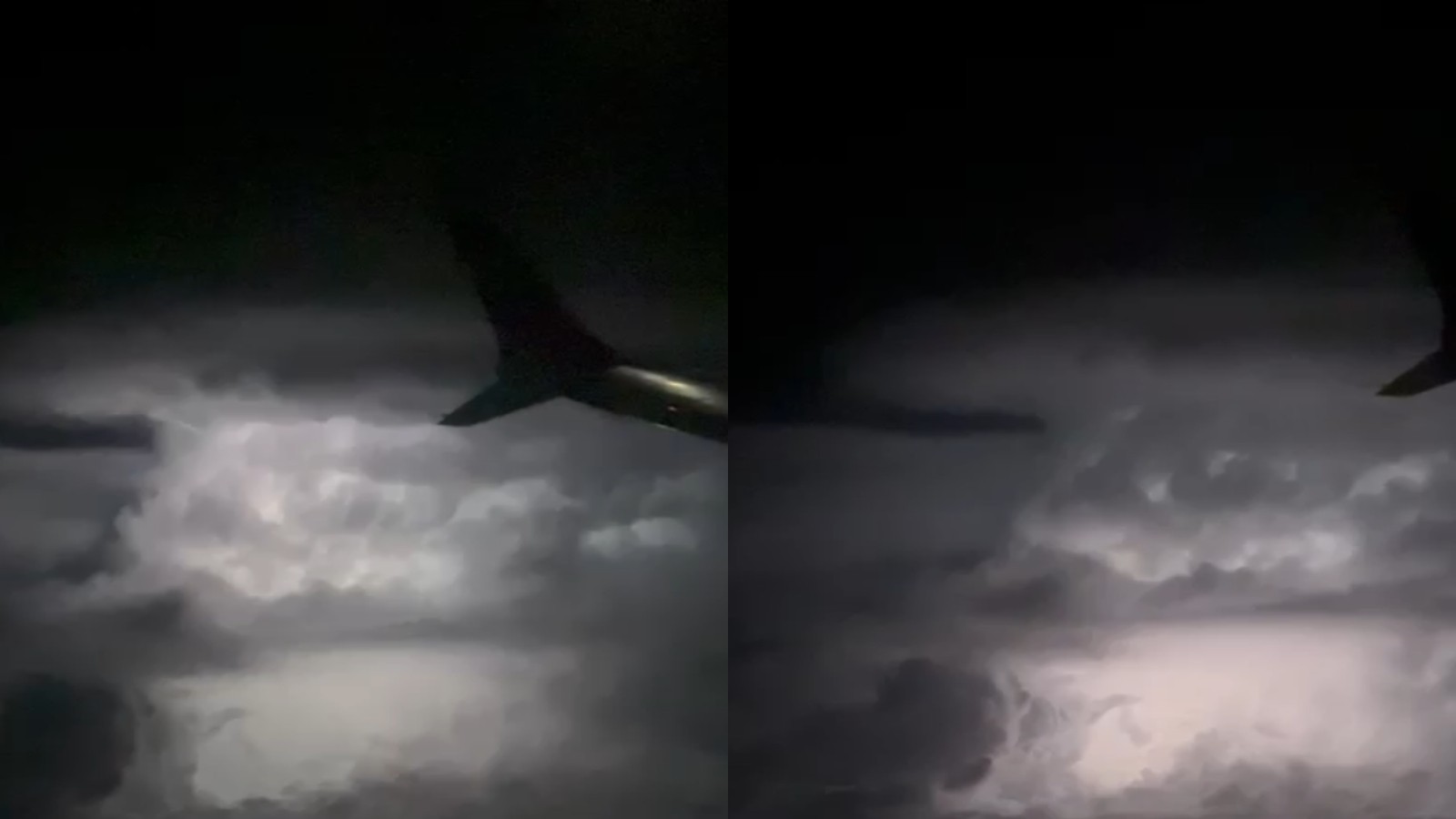 Vídeo: Passageiro filma raios no céu durante voo a Fortaleza, e imagem impressiona