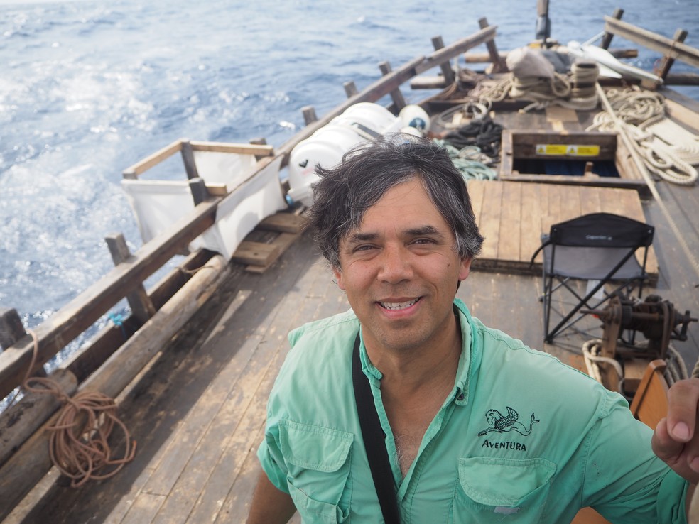 Yuri Sanada é documentarista e será o responsável pela produção durante a expedição — Foto: Aventura Produções