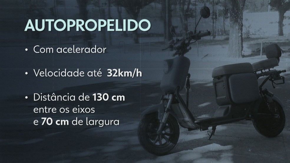 Os veículos autopropelidos são aqueles que contam com um sistema de propulsão próprio — Foto: Reprodução TV Globo
