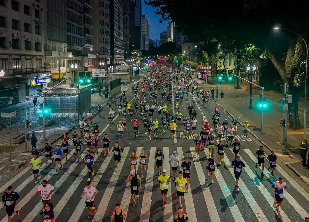 Corredor morre após passar mal em corrida de rua em São Paulo — Foto: Reprodução/Instagram @spcitymarathonoficial