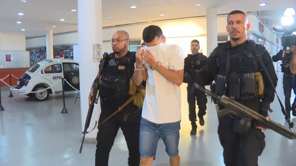 Carlos Alexandre foi preso sob a acusação de ser o operador financeiro do esquema — Foto: Reprodução/ TV Globo