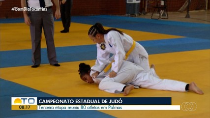 Atletas participam da 3ª etapa do Campeonato Estadual de Judô em Palmas